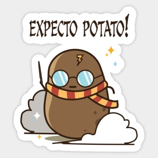 Expecto Potato Sticker